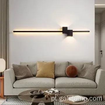 Lâmpada de parede de tira minimalista nórdica para iluminação do corredor